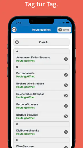 Straußenführer Südbaden screenshot