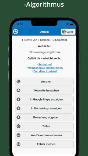 Straußenführer Südbaden screenshot