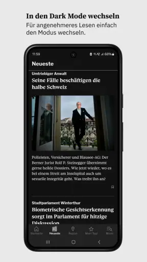 Tages-Anzeiger - News screenshot