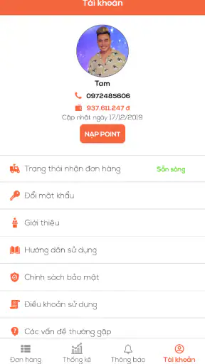Tài Xế Sping screenshot