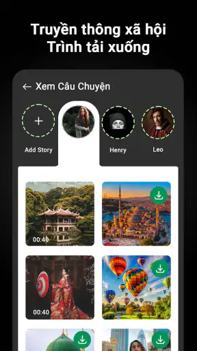 Tải xuống video HD cho tất cả screenshot
