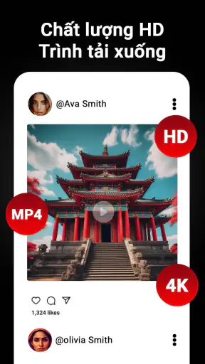 Tải xuống video HD cho tất cả screenshot