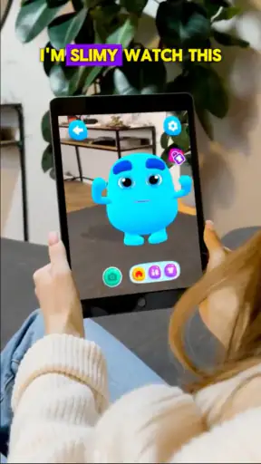 Talk to me Slimy: AI Slime Pet screenshot