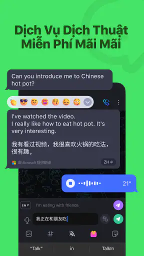 Talkin: Bạn Bè Toàn Cầu & Chat screenshot