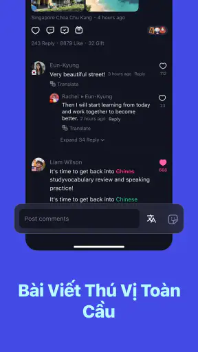 Talkin: Bạn Bè Toàn Cầu & Chat screenshot