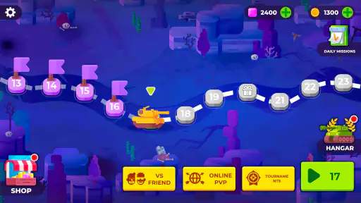 Tank Stars Game Quân Sự Vui Vẻ screenshot