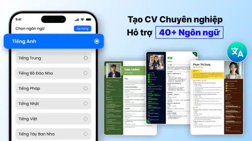 Tạo CV xin việc tiếng Việt AI screenshot