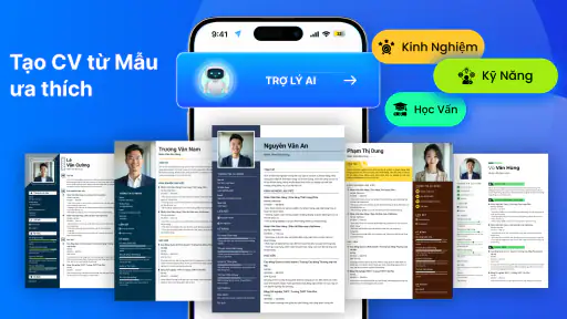 Tạo CV xin việc tiếng Việt AI screenshot