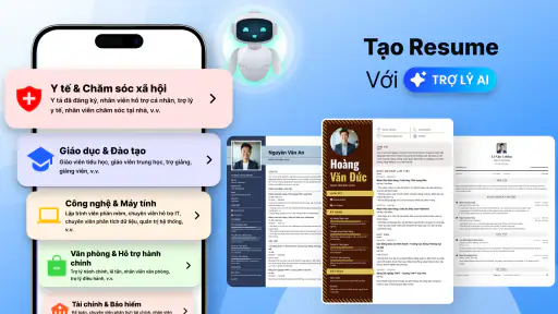 Tạo CV xin việc tiếng Việt AI screenshot