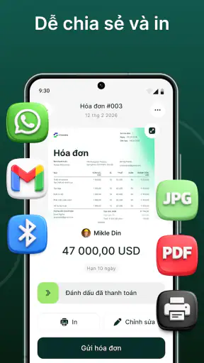 Tạo hóa đơn: Viết hóa đơn screenshot