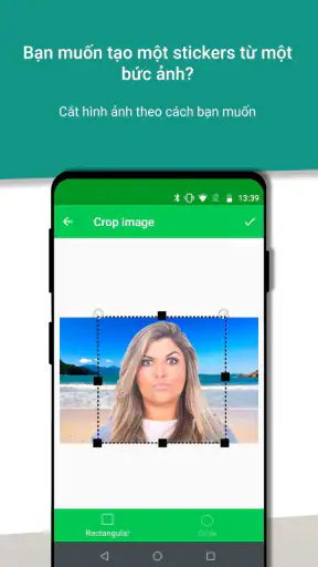 Tạo nhãn dán tùy chỉnh screenshot