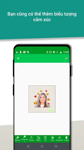 Tạo nhãn dán tùy chỉnh screenshot