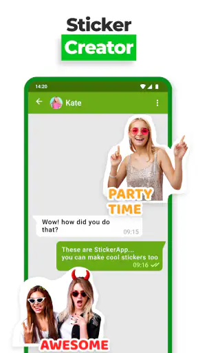 Tạo nhãn dán tùy chỉnh screenshot