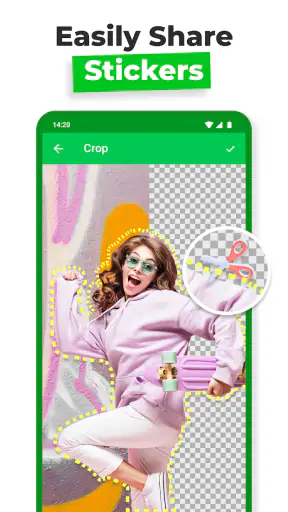Tạo nhãn dán tùy chỉnh screenshot