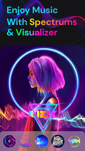 Tạo Video Sóng Nhạc - Vizik screenshot