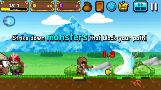 Tap Knight : Dragon's Attack screenshot