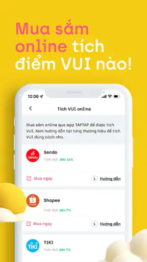 TAPTAP - Tích điểm, đổi ưu đãi screenshot