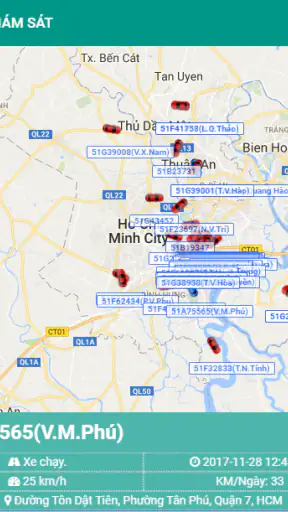 Taris GPS screenshot