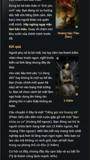 Tarot: Tình yêu & Lời khuyên screenshot