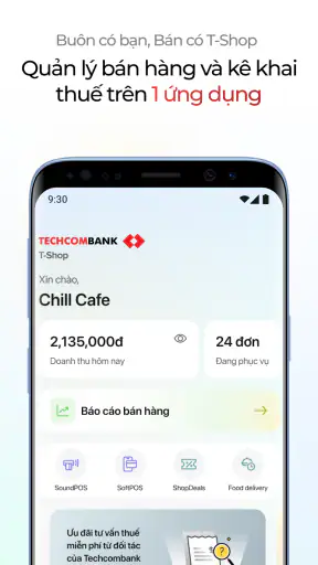 Techcombank T-Shop screenshot