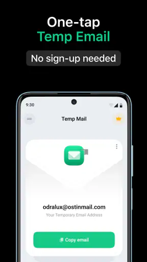 Temp Mail - Email tạm thời screenshot