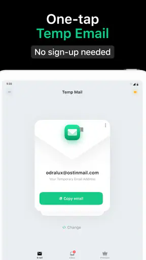 Temp Mail - Email tạm thời screenshot