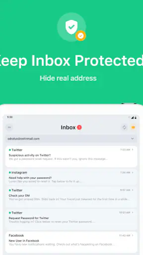 Temp Mail - Email tạm thời screenshot