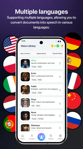 Text to Speech - AI Voices screenshot