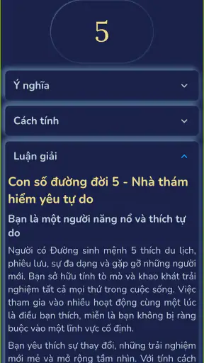 Thần số học - Tần số vũ trụ screenshot