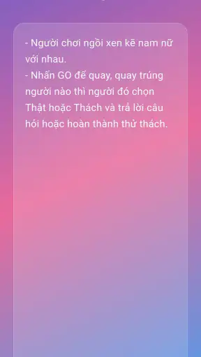 Thật hay Thách screenshot