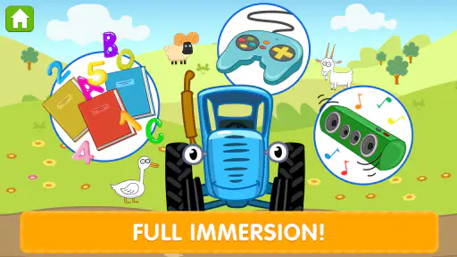 The Blue Tractor: Toddler Game screenshot