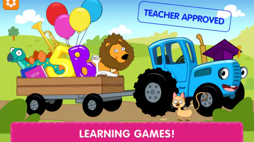 The Blue Tractor: Toddler Game screenshot