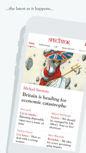 The Spectator Magazine screenshot