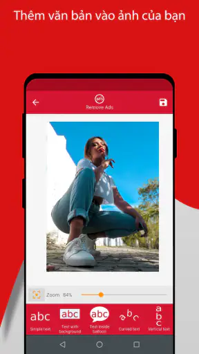 Thêm văn bản trên ảnh screenshot