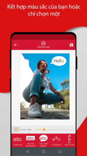 Thêm văn bản trên ảnh screenshot