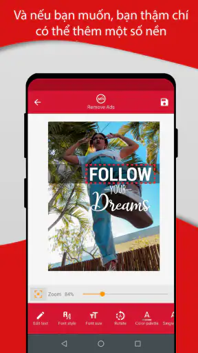 Thêm văn bản trên ảnh screenshot