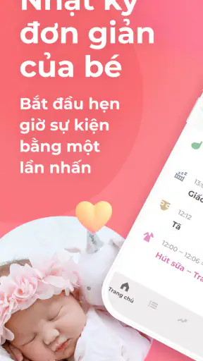 Theo dõi cho con bú, và em bé screenshot