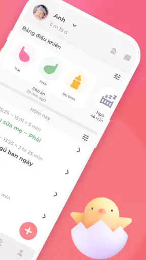 Theo dõi cho con bú, và em bé screenshot