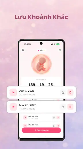 Theo Dõi Nhịp Tim Bé: Bumpi screenshot