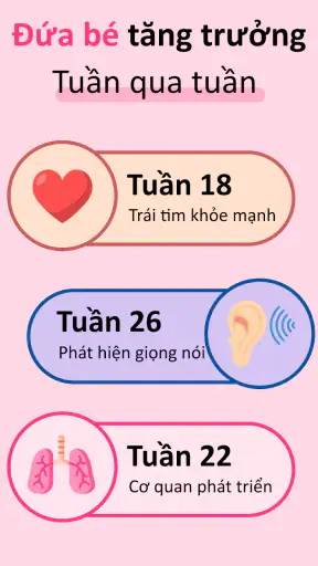 Theo dõi thai kỳ: lịch thai kì screenshot