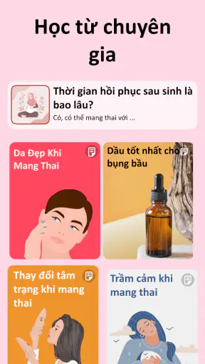 Theo dõi thai kỳ: lịch thai kì screenshot