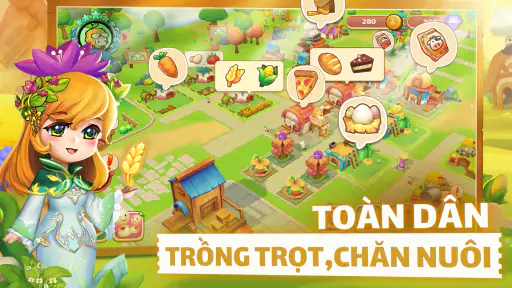 Thị Trấn Củ Cải ZingPlay screenshot