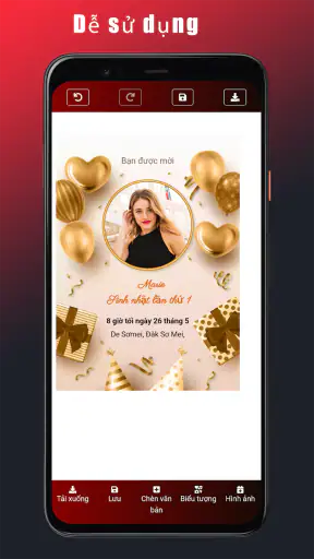 Thiệp Mời & Thiết Kế screenshot