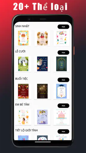 Thiệp Mời & Thiết Kế screenshot
