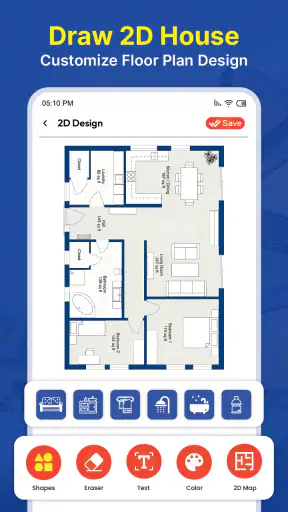 Thiết kế nhà 3D - Vẽ sơ đồ screenshot