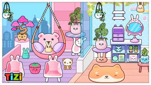 Thiết kế nhà Kawaii Tizi screenshot