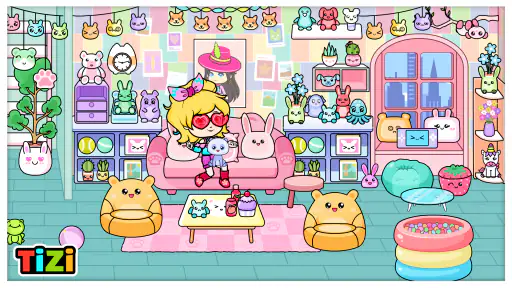 Thiết kế nhà Kawaii Tizi screenshot