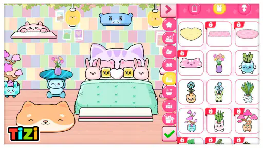 Thiết kế nhà Kawaii Tizi screenshot