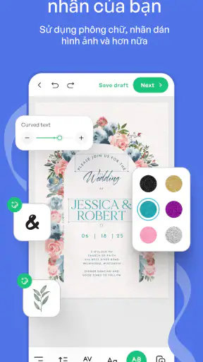 Thiết Kế Thiệp Mời Sáng Tạo screenshot