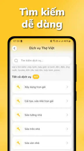 Thợ Việt - Đặt Thợ Nhanh screenshot